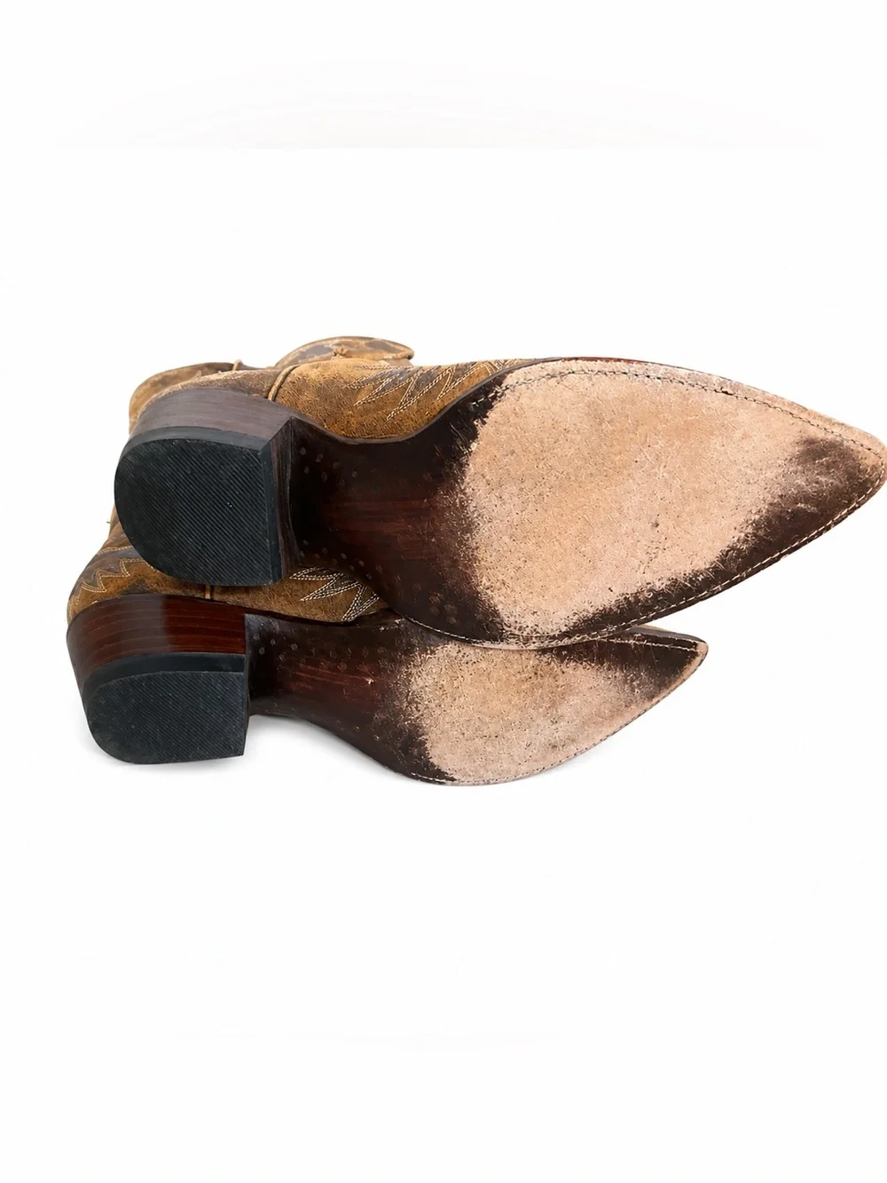 Old Gringo Eagle Stitch Cowboy Boots Women’s 8.5B Distressed Brown Leather - Picture 3 of 7